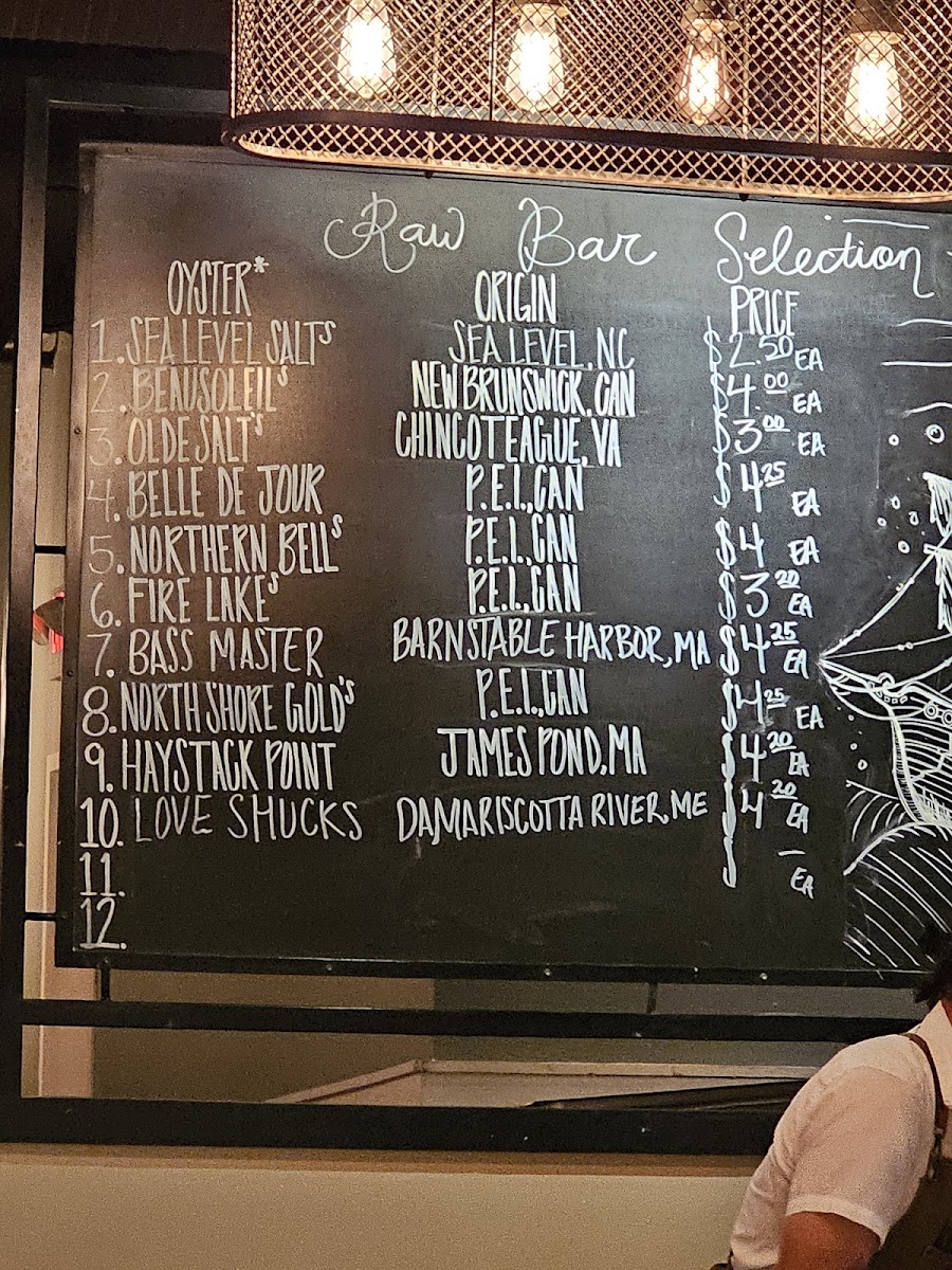 Sea Level NC Menu - Image 2